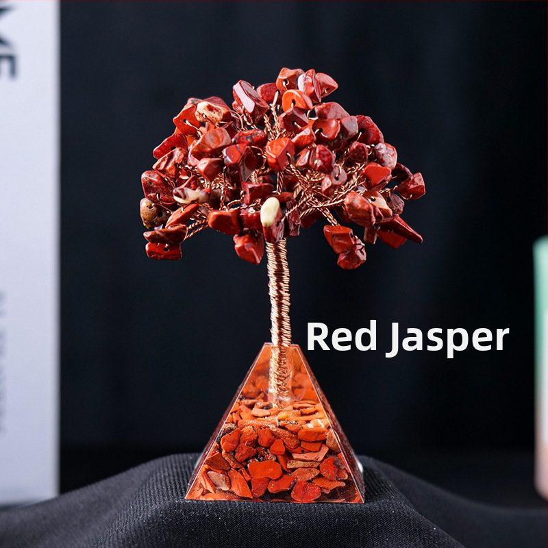 Tarpvalstybinis karštas išpardavimas Natūralus krištolinis žvyras Turto medis Klijai Lašinantis Derva Piramidės Pagrindas Namų Svetainės Dekoravimo Papuošalai
