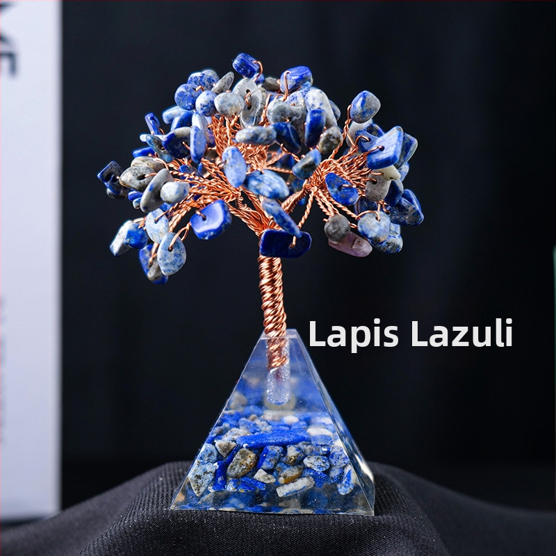 Tarpvalstybinis karštas išpardavimas Natūralus krištolinis žvyras Turto medis Klijai Lašinantis Derva Piramidės Pagrindas Namų Svetainės Dekoravimo Papuošalai