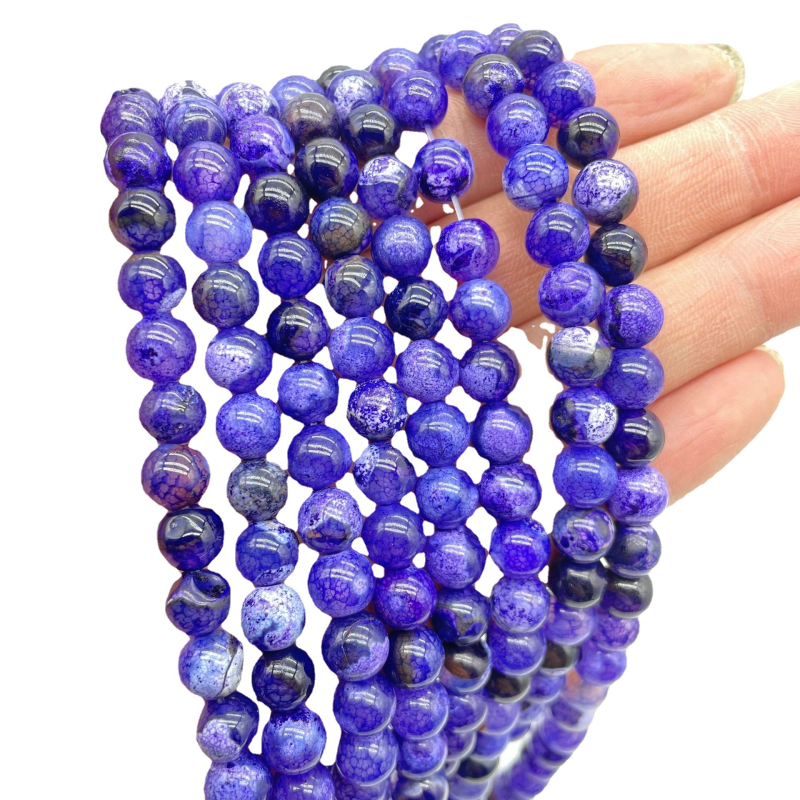 Piiriülesed uued tuledraakon-agaat helmed, isetehtud ehted, aksessuaarid, poolvalmis tuleagaat ümmargused helmed, tehasepood