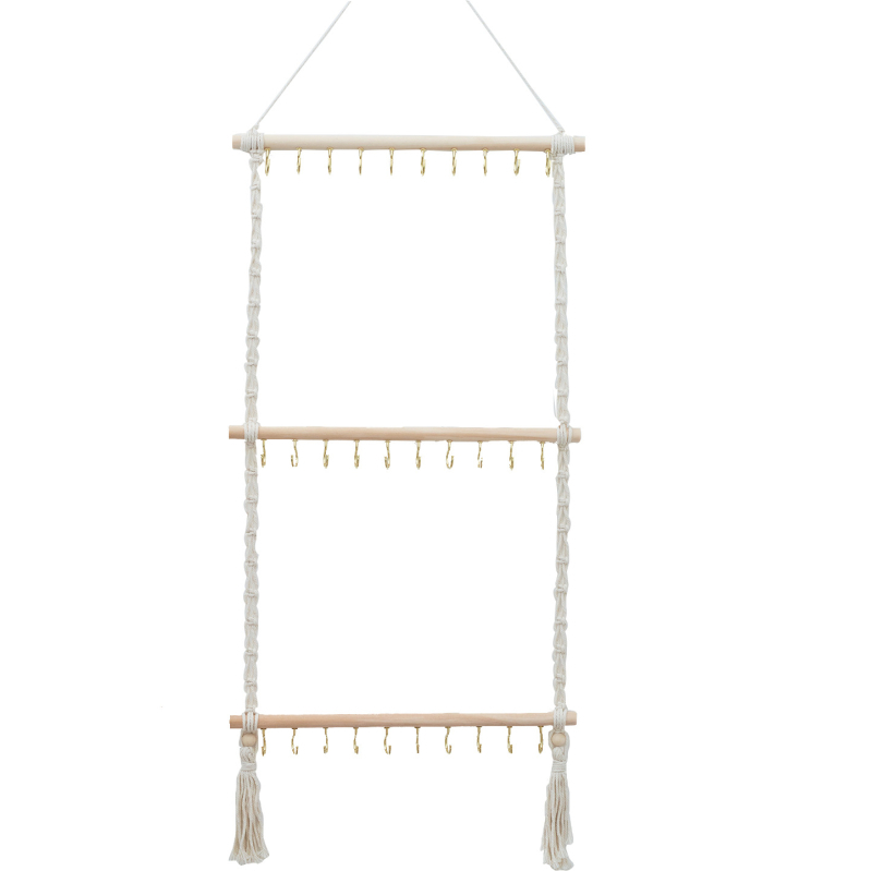 Ins Bohemian käsitöö kootud ehete hoiustamise pitsist beebi peavõru hoiustamisriiul piiriülene kuum müük