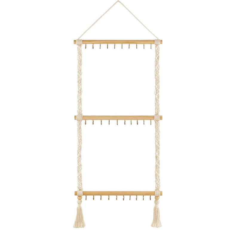 Ins Bohemian käsitöö kootud ehete hoiustamise pitsist beebi peavõru hoiustamisriiul piiriülene kuum müük