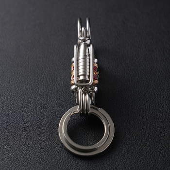 304 από ανοξείδωτο ατσάλι δημιουργικό χειροποίητο μπρελόκ με πουλί μπρελόκ ανδρικό μπρελόκ μπρελόκ μπρελόκ DIY λευκό ατσάλινο γάντζο