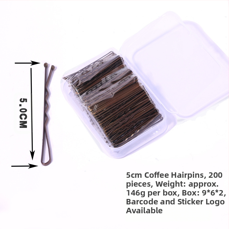 Karštas juodas žodinis segtukas, auksinis plaukų segtukas, apvalus plaukų segtukas, galvos apdangalas, disko formos plaukų segtukas dėžutėje