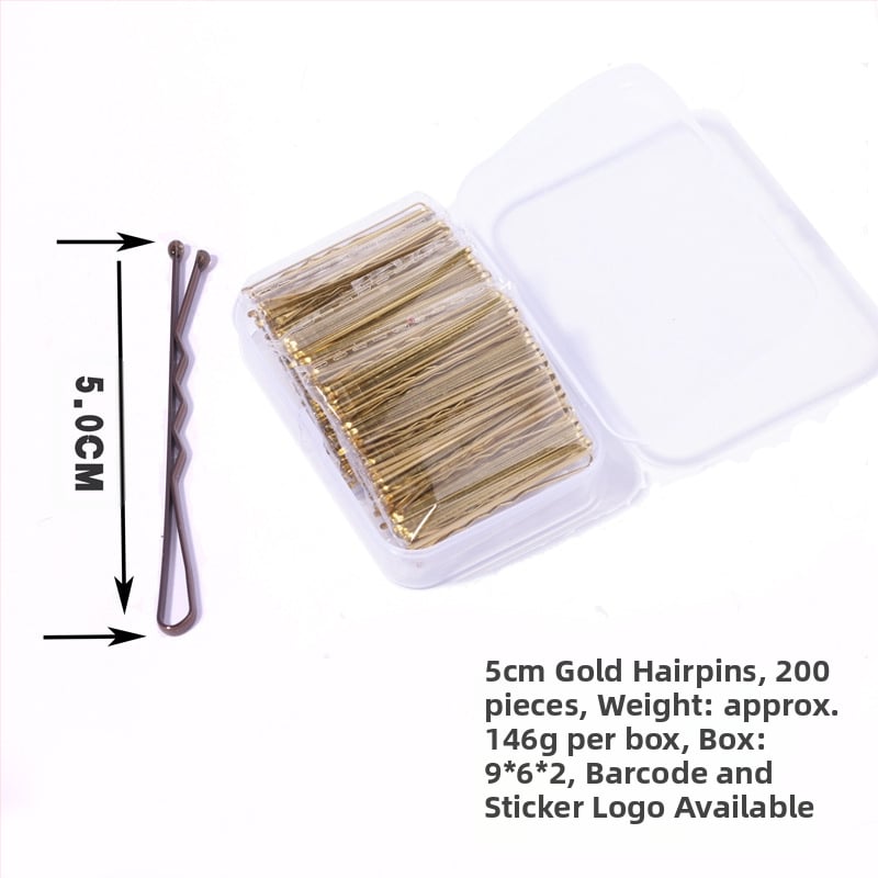 Karštas juodas žodinis segtukas, auksinis plaukų segtukas, apvalus plaukų segtukas, galvos apdangalas, disko formos plaukų segtukas dėžutėje