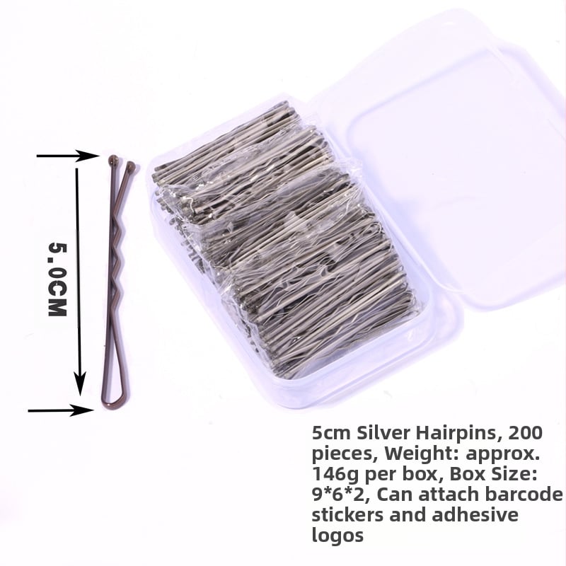 Karštas juodas žodinis segtukas, auksinis plaukų segtukas, apvalus plaukų segtukas, galvos apdangalas, disko formos plaukų segtukas dėžutėje