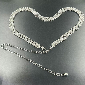 Piiriülene Euroopa ja Ameerika naiste vöö, naiste vabaaja kaunistusega metallkett, õhuke vöökett, kivikestega inkrusteeritud puurvöö seelikuga