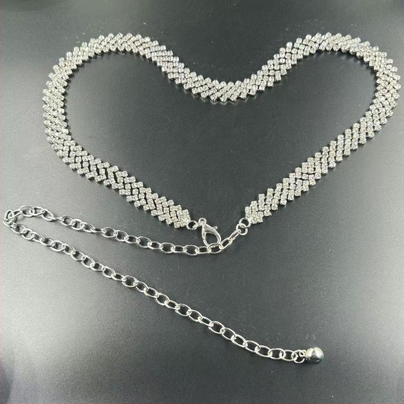 Piiriülene Euroopa ja Ameerika naiste vöö, naiste vabaaja kaunistusega metallkett, õhuke vöökett, kivikestega inkrusteeritud puurvöö seelikuga