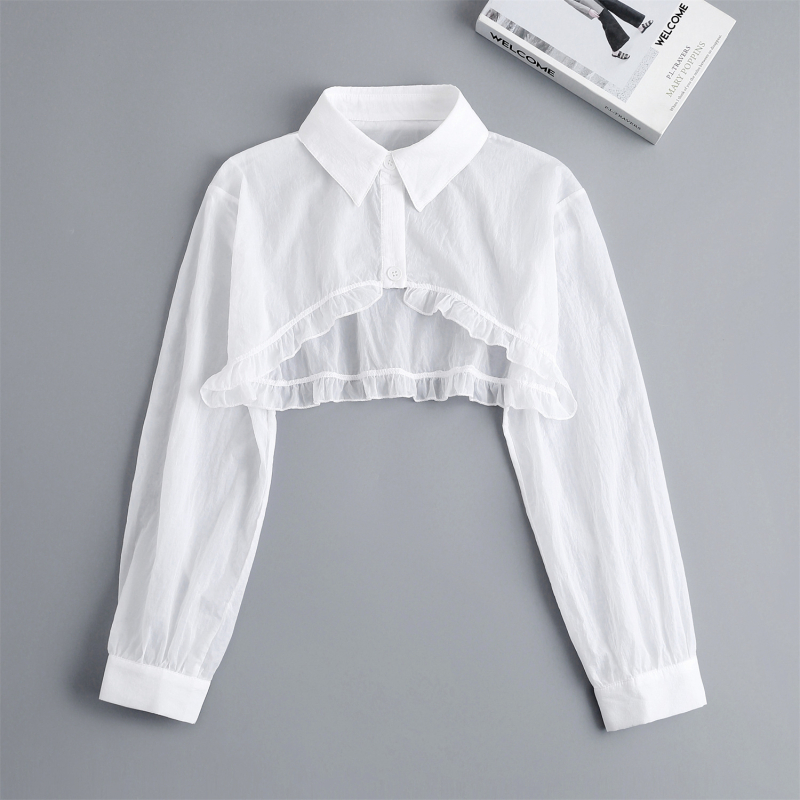 2023. aasta suvised naiste pluusid, lühikesed päikesekaitsega kardiganid seelikute ja sallidega, superhaldjalikud ja stiilsed särgid, piiriülesed tootjad