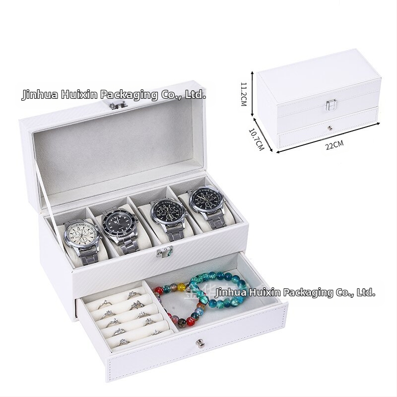 Χονδρική πώληση ρολογιών υψηλής ποιότητας, κουτί κοσμημάτων αποθήκευσης ρολογιών, έτοιμο δερμάτινο ρολόι, διαφανές κουτί αποθήκευσης παραθύρων