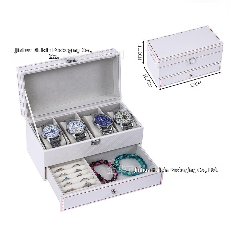 Χονδρική πώληση ρολογιών υψηλής ποιότητας, κουτί κοσμημάτων αποθήκευσης ρολογιών, έτοιμο δερμάτινο ρολόι, διαφανές κουτί αποθήκευσης παραθύρων