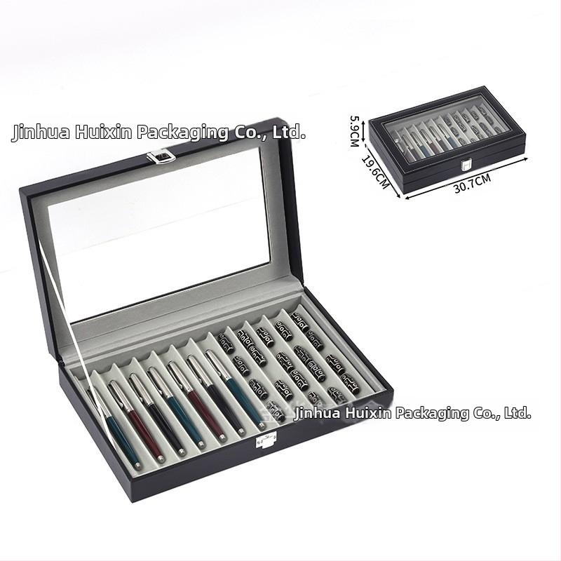 Χονδρική πώληση ρολογιών υψηλής ποιότητας, κουτί κοσμημάτων αποθήκευσης ρολογιών, έτοιμο δερμάτινο ρολόι, διαφανές κουτί αποθήκευσης παραθύρων