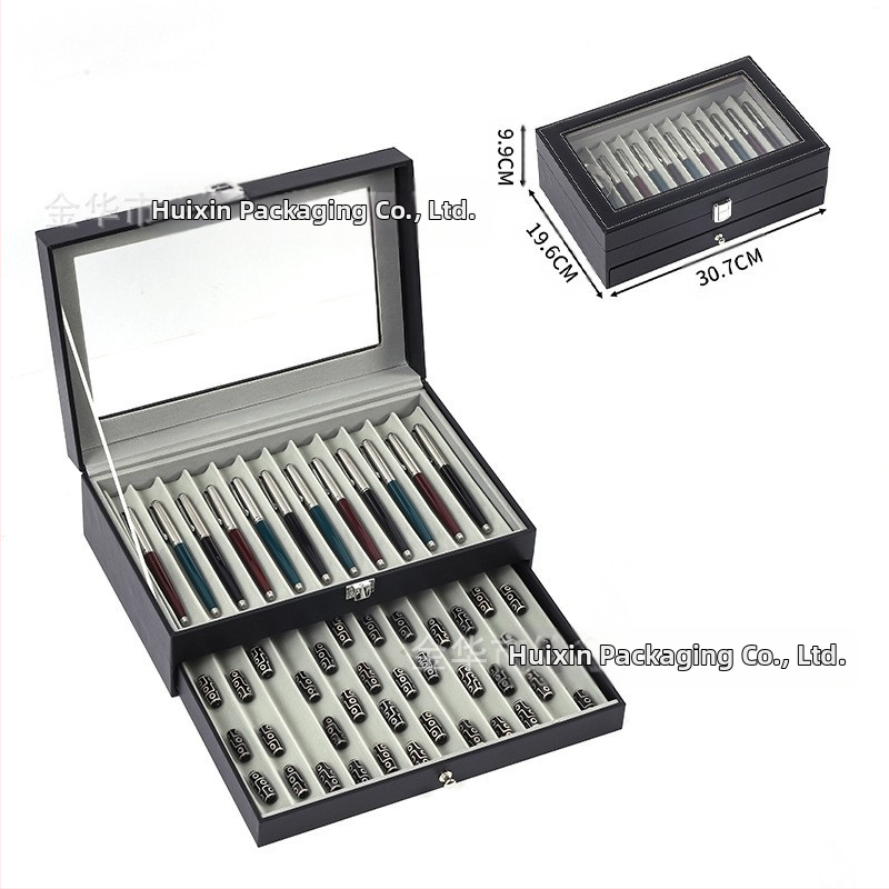 Χονδρική πώληση ρολογιών υψηλής ποιότητας, κουτί κοσμημάτων αποθήκευσης ρολογιών, έτοιμο δερμάτινο ρολόι, διαφανές κουτί αποθήκευσης παραθύρων
