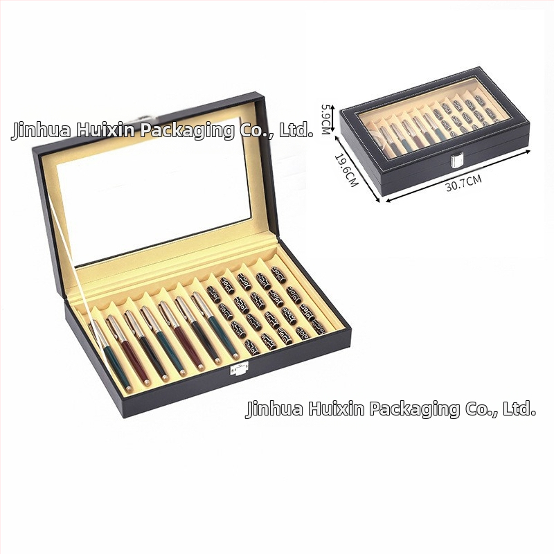 Χονδρική πώληση ρολογιών υψηλής ποιότητας, κουτί κοσμημάτων αποθήκευσης ρολογιών, έτοιμο δερμάτινο ρολόι, διαφανές κουτί αποθήκευσης παραθύρων