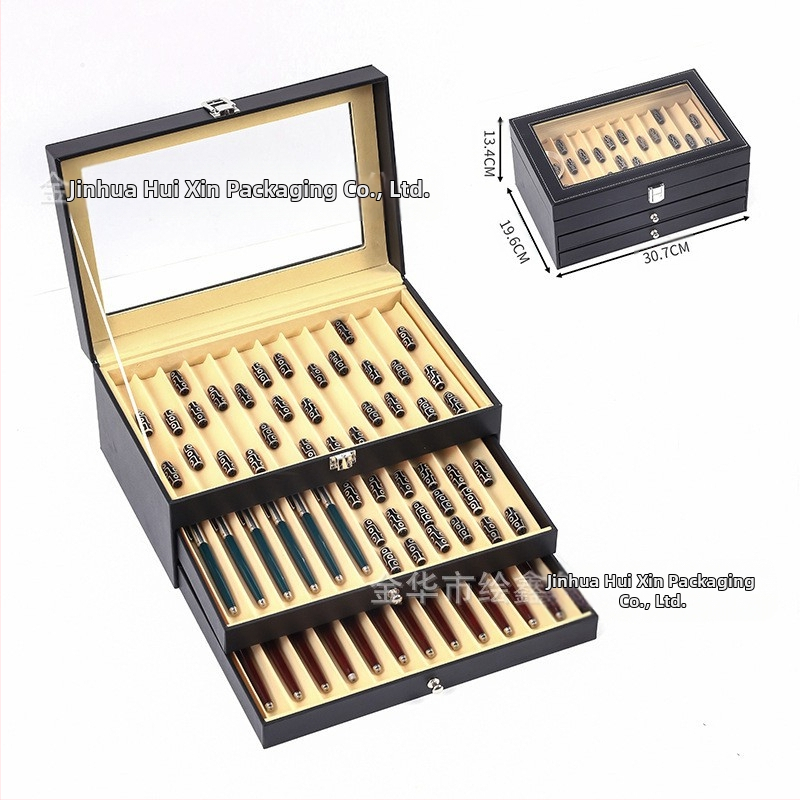 Χονδρική πώληση ρολογιών υψηλής ποιότητας, κουτί κοσμημάτων αποθήκευσης ρολογιών, έτοιμο δερμάτινο ρολόι, διαφανές κουτί αποθήκευσης παραθύρων