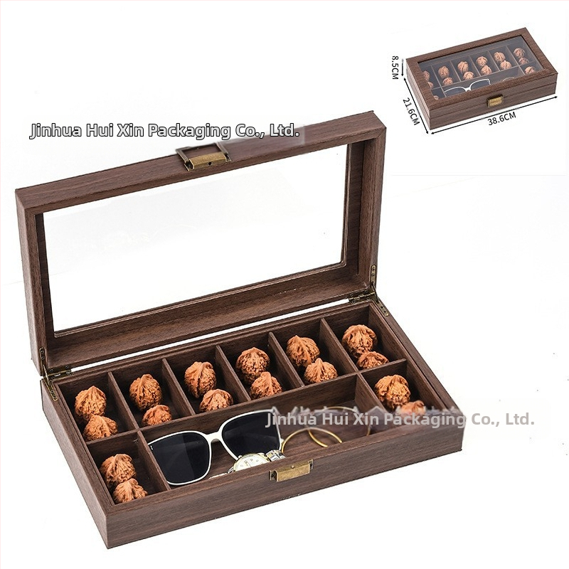 Χονδρική πώληση ρολογιών υψηλής ποιότητας, κουτί κοσμημάτων αποθήκευσης ρολογιών, έτοιμο δερμάτινο ρολόι, διαφανές κουτί αποθήκευσης παραθύρων