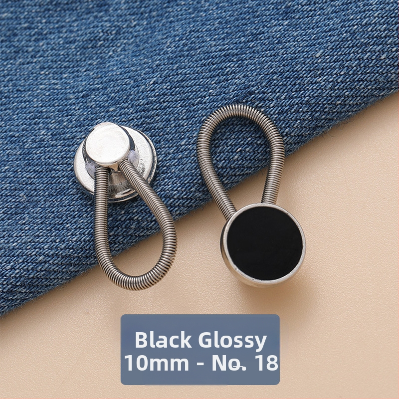 Metalinis prailginimas Prailginimo saga Džinsų apykaklės teleskopinis nuimamas marškinių sagų ilgintuvas be siūlių