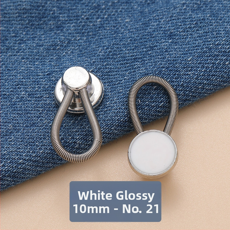 Metalinis prailginimas Prailginimo saga Džinsų apykaklės teleskopinis nuimamas marškinių sagų ilgintuvas be siūlių