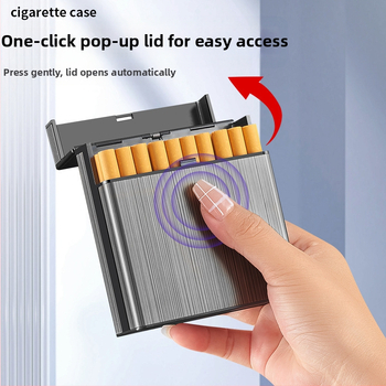 Personalizēta radoša cigarešu maciņa, mitrumizturīga, noslēgta, pārnēsājama, lielas ietilpības, 40 iepakojumu rupja, īpaša cigarešu maciņa