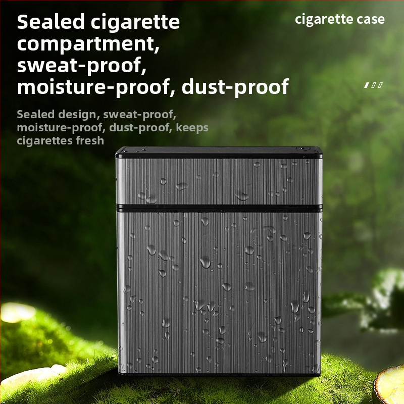 Персонализирана креативна калъфка за цигари, влагоустойчива, запечатана, преносима, с голям капацитет, 40 броя, груба, специална калъфка за цигари