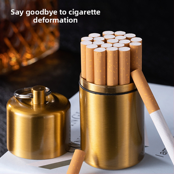 YF815 pārnēsājams piekarināms gredzens metāla mitrumizturīgs cigarešu kannas aizzīmogotā cigarešu futrāļa rūpnīcas pārrobežu vairumtirdzniecības tējas kanna
