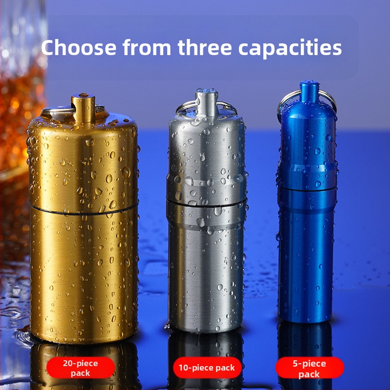 YF815 преносим висящ пръстен метален влагоустойчив цигарен калъф запечатан цигарен калъф фабрика трансгранична търговия на едро чай кутия