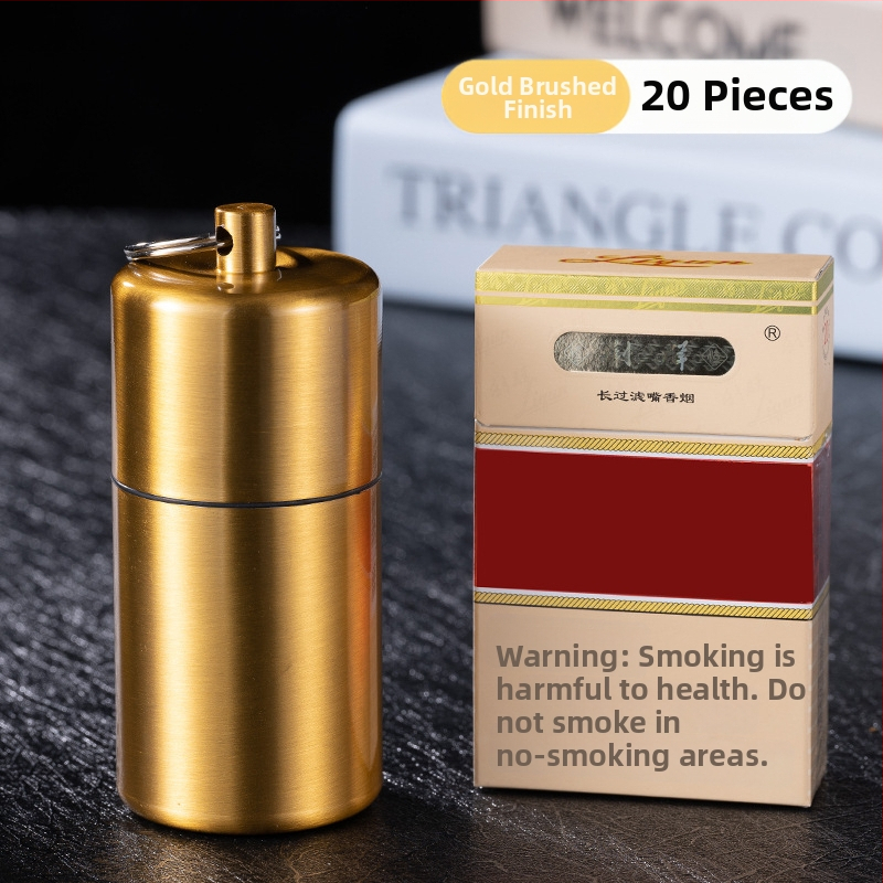 YF815 pārnēsājams piekarināms gredzens metāla mitrumizturīgs cigarešu kannas aizzīmogotā cigarešu futrāļa rūpnīcas pārrobežu vairumtirdzniecības tējas kanna