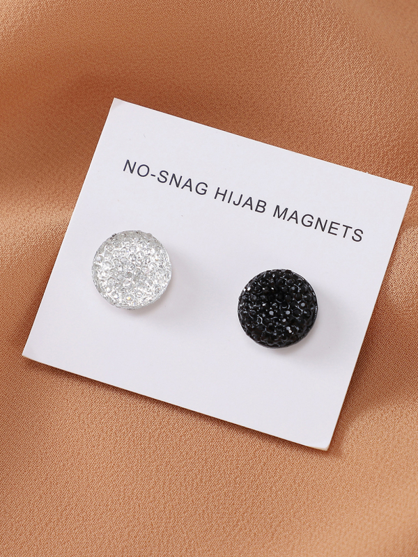 Noua cataramă cu magnet și diamant la modă, cu eșarfă pentru cap, ZK158