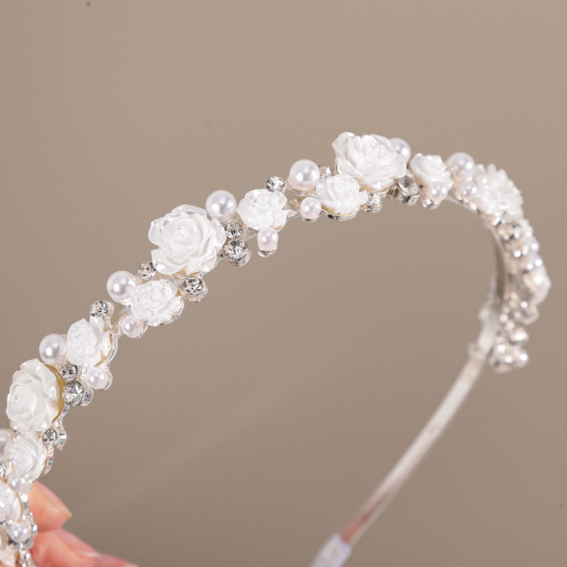 Uus pärllillesõlm kõrgekvaliteediline Sense juukserõngas naiste suvine Pressage Mori juuksekaardivõrk punase peaga rõngas hulgimüük