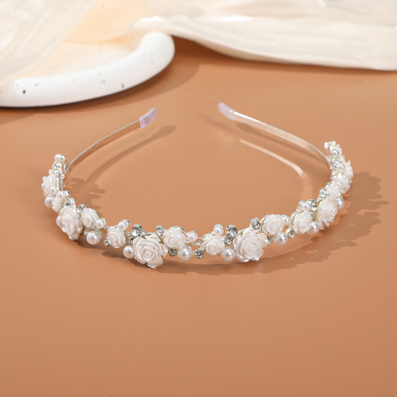 Uus pärllillesõlm kõrgekvaliteediline Sense juukserõngas naiste suvine Pressage Mori juuksekaardivõrk punase peaga rõngas hulgimüük