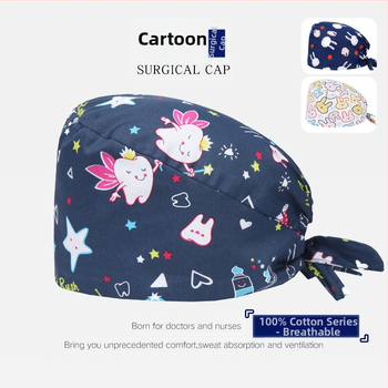 Χειρουργικά σκουφάκια για άνδρες και γυναίκες, καθαρό βαμβάκι, μεγάλο γείσο, καλοκαιρινά καπέλα οδοντιατρικής νοσοκόμας, χειρουργεία, εργασία και ιατρική περίθαλψη