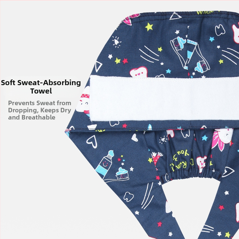 Хирургически шапки за мъже и жени, чист памук, голяма периферия, летни шапки за зъболекарски сестри, за лекари в операционната зала, за работа и медицински грижи