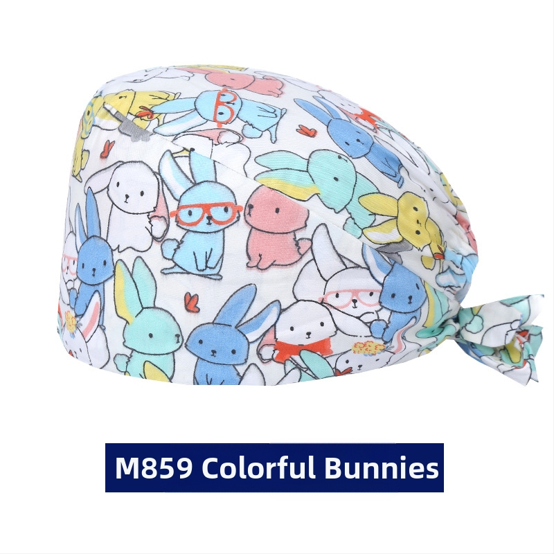 Ķirurģiskās cepures vīriešiem un sievietēm, tīra kokvilna, platas malas, vasaras mutes dobuma zobārstniecības māsu cepures, operāciju zāles ārstiem, darbam un medicīniskajai aprūpei