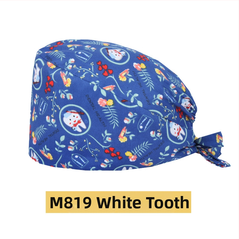 Χειρουργικά σκουφάκια για άνδρες και γυναίκες, καθαρό βαμβάκι, μεγάλο γείσο, καλοκαιρινά καπέλα οδοντιατρικής νοσοκόμας, χειρουργεία, εργασία και ιατρική περίθαλψη