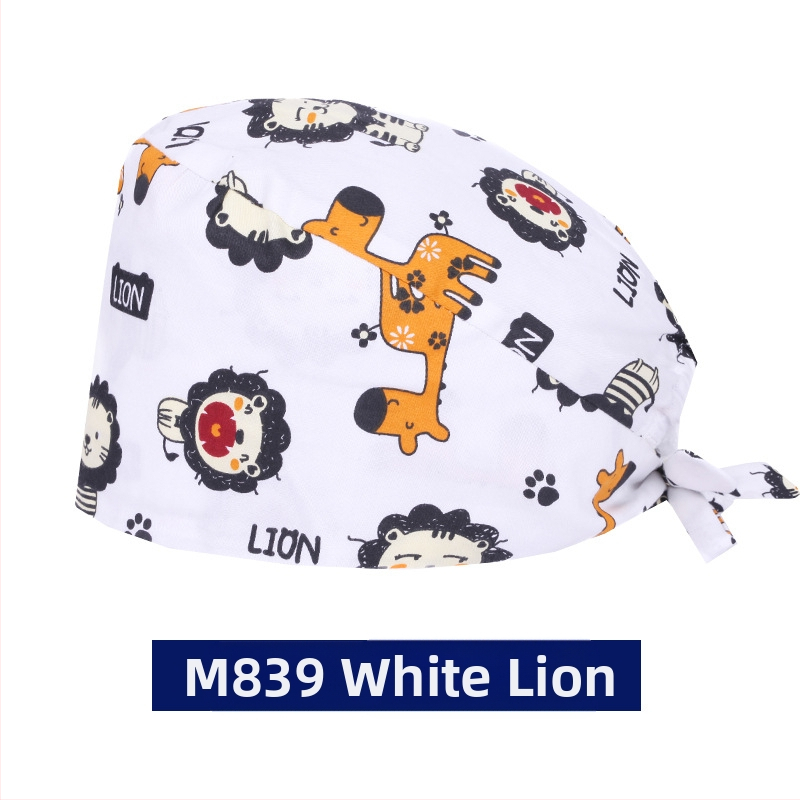 Χειρουργικά σκουφάκια για άνδρες και γυναίκες, καθαρό βαμβάκι, μεγάλο γείσο, καλοκαιρινά καπέλα οδοντιατρικής νοσοκόμας, χειρουργεία, εργασία και ιατρική περίθαλψη