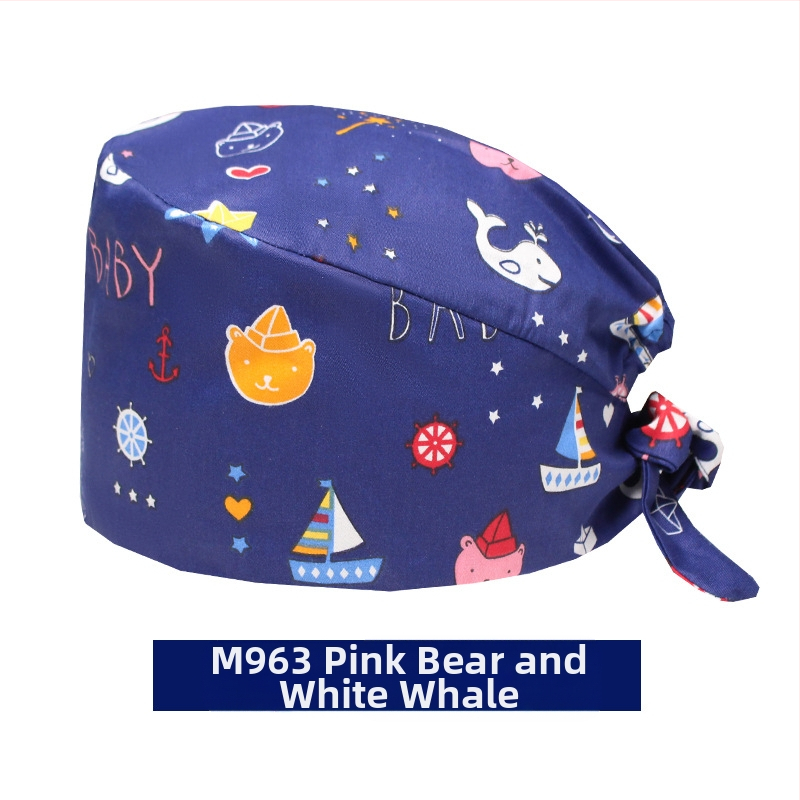 Χειρουργικά σκουφάκια για άνδρες και γυναίκες, καθαρό βαμβάκι, μεγάλο γείσο, καλοκαιρινά καπέλα οδοντιατρικής νοσοκόμας, χειρουργεία, εργασία και ιατρική περίθαλψη