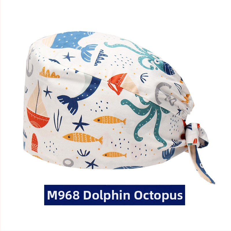 Χειρουργικά σκουφάκια για άνδρες και γυναίκες, καθαρό βαμβάκι, μεγάλο γείσο, καλοκαιρινά καπέλα οδοντιατρικής νοσοκόμας, χειρουργεία, εργασία και ιατρική περίθαλψη