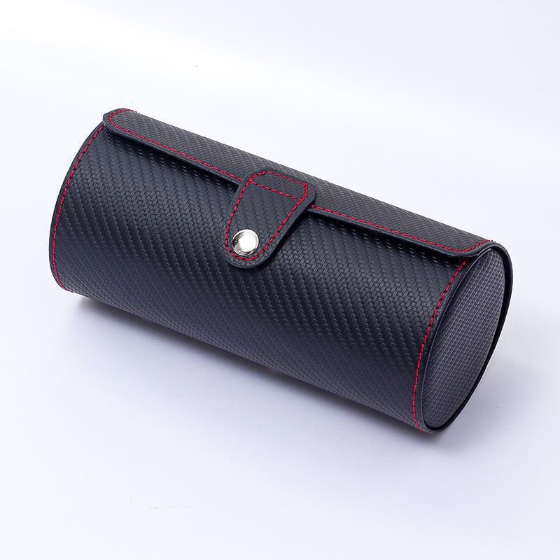 Tarpvalstybinis laikrodžių dėžutės laikymo krepšys 2 4 8 patogus kelioninis odinis laikrodžių krepšys laikrodžių užtrauktuku