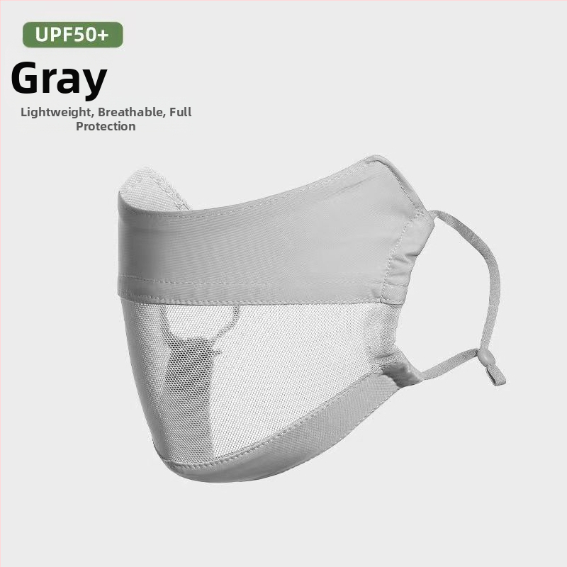 Jiaoshi nailono originalių siūlų akių kampo apsaugos nuo saulės kaukė moterims, kvėpuojanti, šilkinė, apsauganti nuo ultravioletinių spindulių, trimatė jojimo kaukė nuo saulės