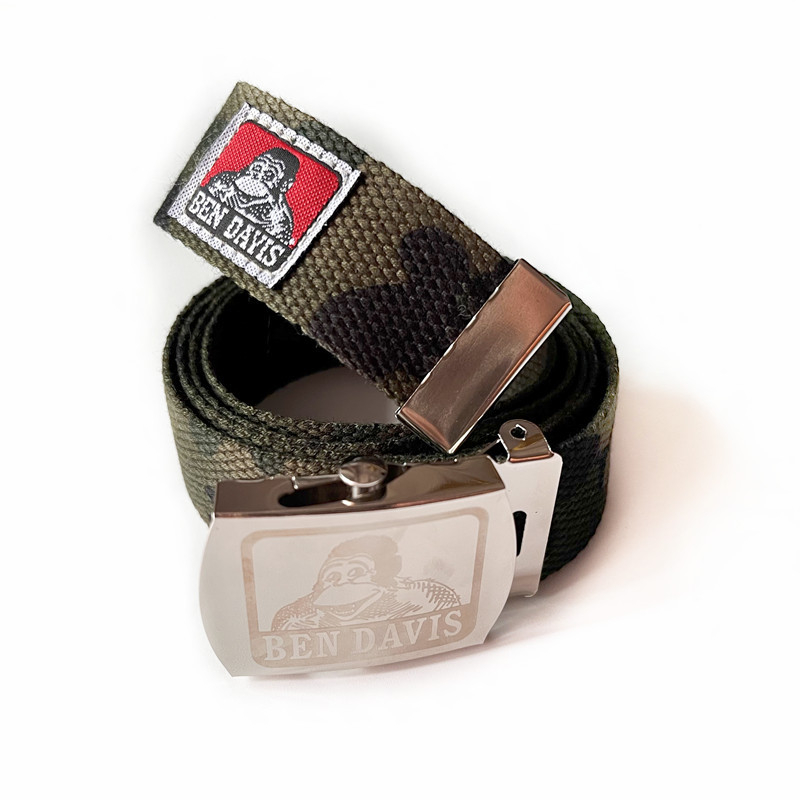 Gorilla szövetöv férfi szövetöv automata csattal retró régi divatos, mindenhez illő farmer japán vászonöv nőknek