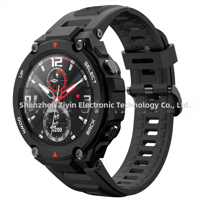 За силиконова каишка за Amazfit T-Rex, универсална резервна каишка за тиранозавър рекс Huami A1918.