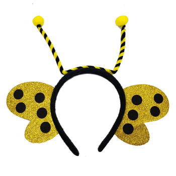 Δημιουργική αστεία κορδέλα μαλλιών πεταλούδας για παιδιά, εξαιρετικά χαριτωμένη κορδέλα μαλλιών για κορίτσια, κάρτα μαλλιών με θέμα το πρόσωπο, γιορτινό καπέλο