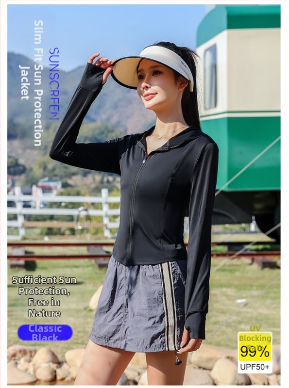 2025 Νέα Ρούχα Αντηλιακής Προστασίας από Βινύλιο Ice Silk Upf50+ για Γυναικεία Ρούχα για Δέρμα με Αντιηλιακή Προστασία από Ακτινοβολία UV Ρούχα Αντηλιακής Προστασίας για Γυναικεία
