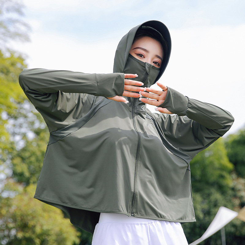 2025 Νέα Ρούχα Αντηλιακής Προστασίας από Βινύλιο Ice Silk Upf50+ για Γυναικεία Ρούχα για Δέρμα με Αντιηλιακή Προστασία από Ακτινοβολία UV Ρούχα Αντηλιακής Προστασίας για Γυναικεία