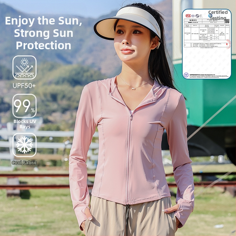 2025 Νέα Ρούχα Αντηλιακής Προστασίας από Βινύλιο Ice Silk Upf50+ για Γυναικεία Ρούχα για Δέρμα με Αντιηλιακή Προστασία από Ακτινοβολία UV Ρούχα Αντηλιακής Προστασίας για Γυναικεία