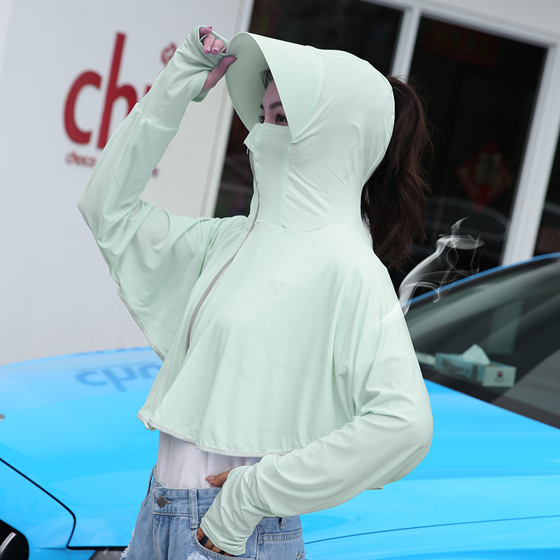 2025 Νέα Ρούχα Αντηλιακής Προστασίας από Βινύλιο Ice Silk Upf50+ για Γυναικεία Ρούχα για Δέρμα με Αντιηλιακή Προστασία από Ακτινοβολία UV Ρούχα Αντηλιακής Προστασίας για Γυναικεία