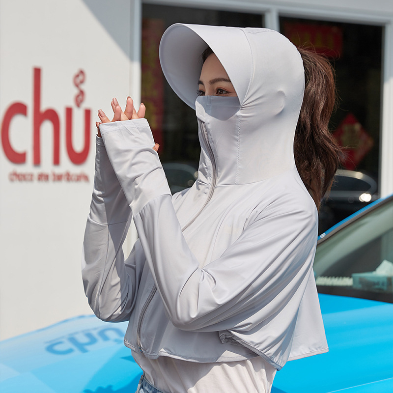 2025 Νέα Ρούχα Αντηλιακής Προστασίας από Βινύλιο Ice Silk Upf50+ για Γυναικεία Ρούχα για Δέρμα με Αντιηλιακή Προστασία από Ακτινοβολία UV Ρούχα Αντηλιακής Προστασίας για Γυναικεία