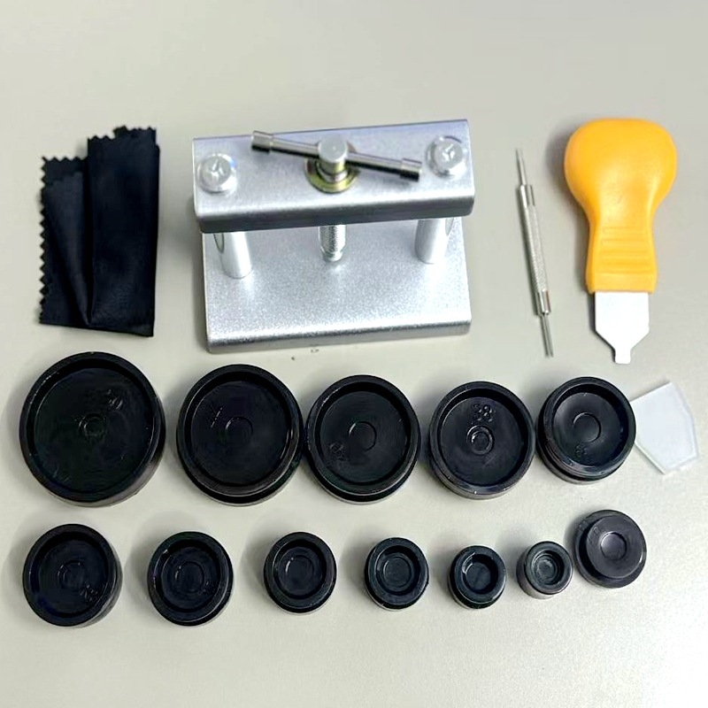 Kellade remondi käsitööriist Kella patareide vahetamine Tagakaas Vajutage tagasi Kvartsist Mehaaniline Kella Korkimismasin Lihtne Kruvikorkimismasin