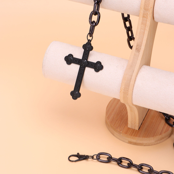 Euroopa ja Ameerika piiriülesed ehted Hiphop Punk Metal Klassikaline rist Tumedad püksid Ketiga kleit Teksad Vöökett