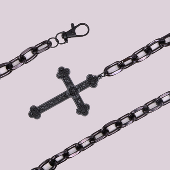 Euroopa ja Ameerika piiriülesed ehted Hiphop Punk Metal Klassikaline rist Tumedad püksid Ketiga kleit Teksad Vöökett