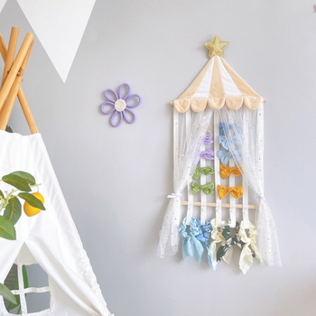 Peapaela hoidja juuste aksessuaaride korraldamine mängutelk tüdruk beebi peapaela juuste aksessuaarid hoiustamine rippuv seinakaunistus tüdruku tuba